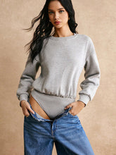 Poéselle Women's Casual Solid Color Bodysuit For Sports & Everyday Wear, Autumn WInter 24 FW